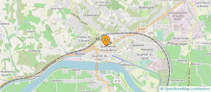 localisation de l'entreprise SARL LHERNOUT à MOISSAC