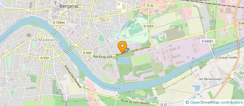 localisation de l'entreprise SARL LHOMME ET FILS à BERGERAC