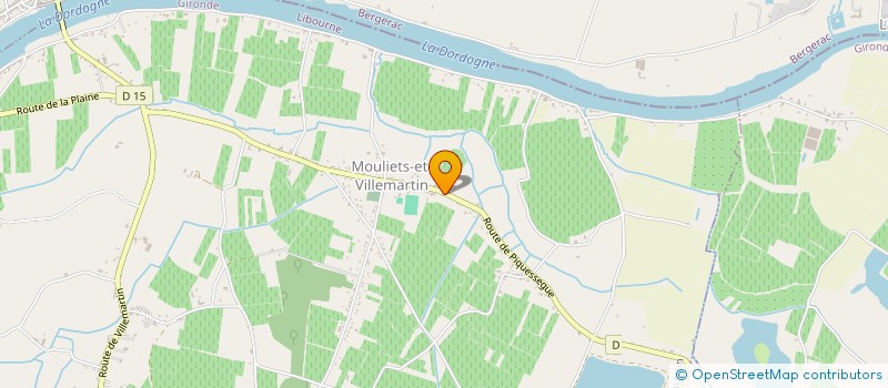 localisation de l'entreprise SARL LHYGONAUD PASCAL  MOULIETS-ET-VILLEMARTIN