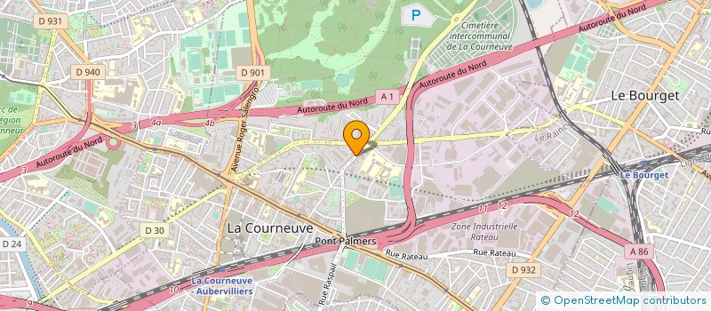 localisation de l'entreprise SARL LI.XING à LA COURNEUVE