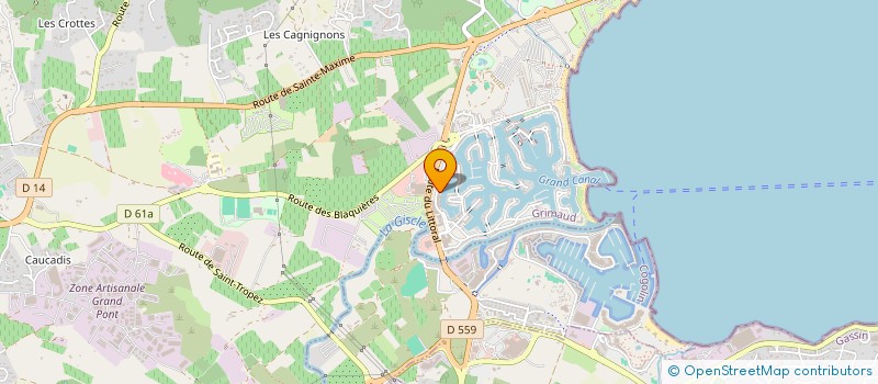 localisation de l'entreprise SARL LIA à GRIMAUD