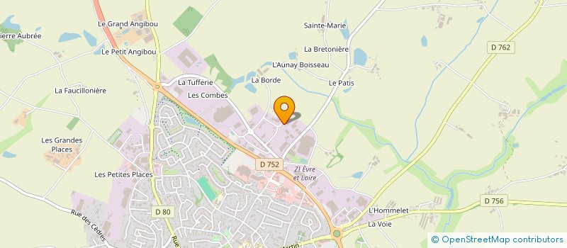 localisation de l'entreprise SARL LIAIGRE à BEAUPREAU-EN-MAUGES