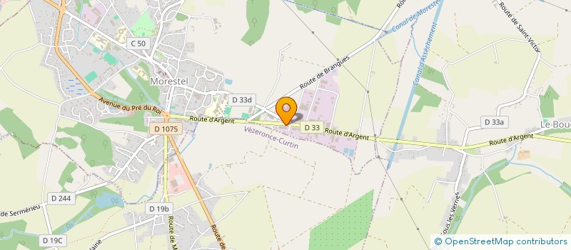 localisation de l'entreprise SARL LIBERTE PISCINE  MORESTEL