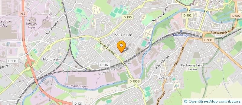 localisation de l'entreprise SARL LIBERTY REPAS à MAUBEUGE