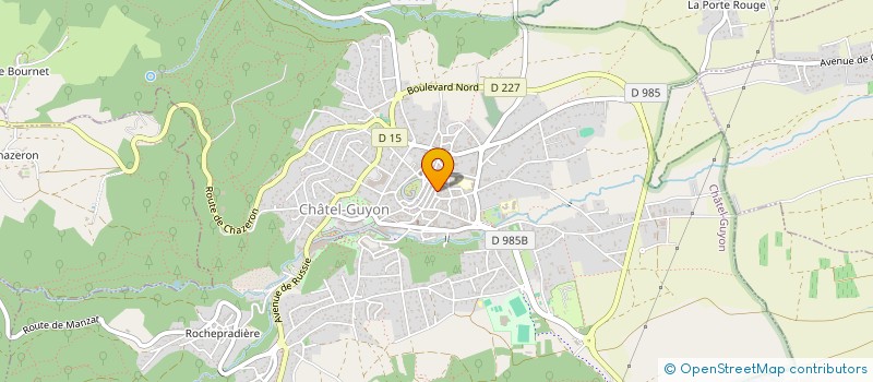 localisation de l'entreprise SARL LIBRAIRIE DE L'HOTEL DE VILLE à CHATEL-GUYON