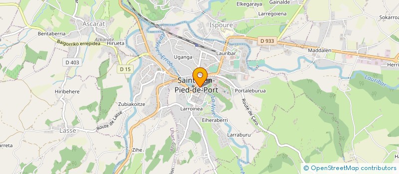 localisation de l'entreprise SARL LIBRAIRIE DE NAVARRE à SAINT-JEAN-PIED-DE-PORT