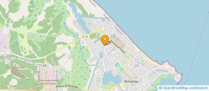 localisation de l'entreprise SARL LIBRAIRIE MONNERVILLE  KOUROU