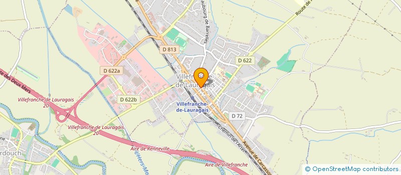 localisation de l'entreprise SARL LIBRAIRIE PAPETERIE EJEA  VILLEFRANCHE-DE-LAURAGAIS