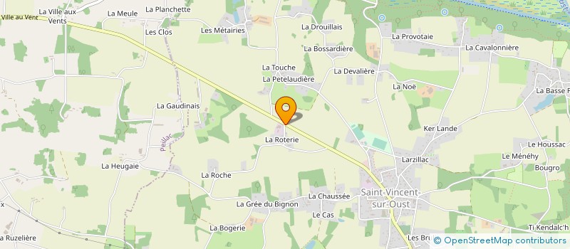 localisation de l'entreprise SARL LIBRAIRIE POINT D'INTERROGATION  SAINT-VINCENT-SUR-OUST