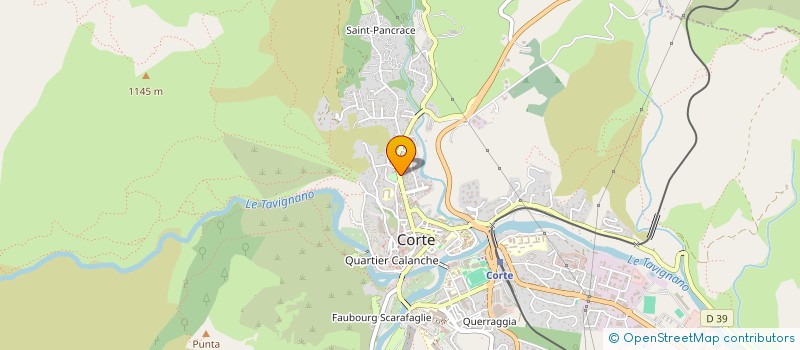 localisation de l'entreprise SARL LIBRE SERVICE PANATA à CORTE