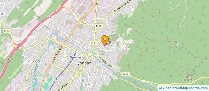 localisation de l'entreprise SARL LIEBAUD à OYONNAX