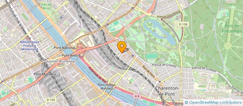 localisation de l'entreprise SARL LIEN  CHARENTON-LE-PONT