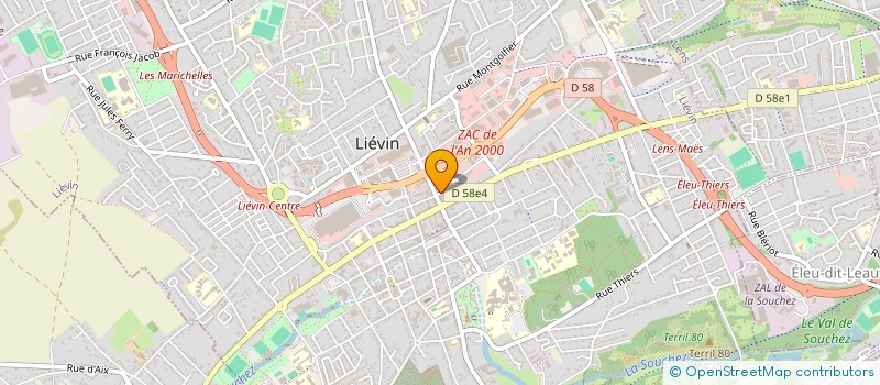 localisation de l'entreprise SARL LIENORD à LIEVIN