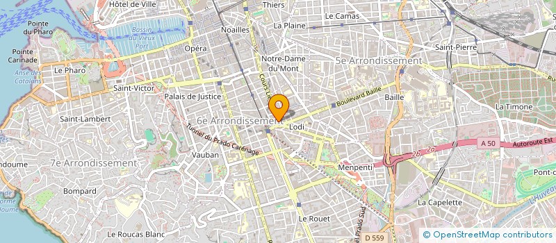 localisation de l'entreprise SARL LIEUTAUD à MARSEILLE