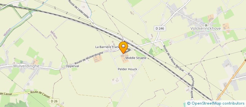 localisation de l'entreprise SARL LIEVIN à VOLCKERINCKHOVE