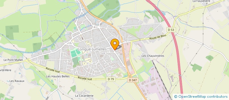 localisation de l'entreprise SARL LIGERIS SANTE  GENNES-VAL-DE-LOIRE