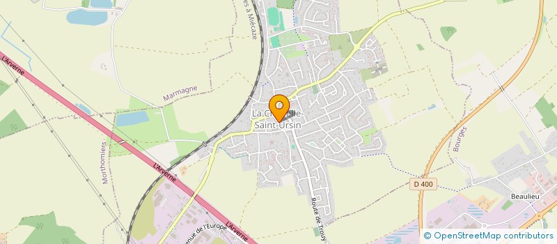 localisation de l'entreprise SARL LIGEROT  LA CHAPELLE-SAINT-URSIN