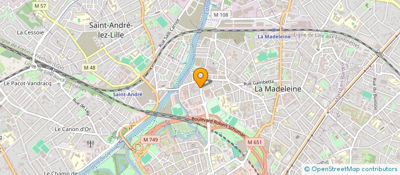 localisation de l'entreprise SARL LIGHT MOTIV à LA MADELEINE