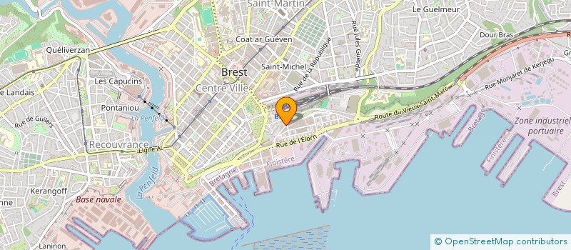 localisation de l'entreprise SARL LIGHTWAVE à BREST