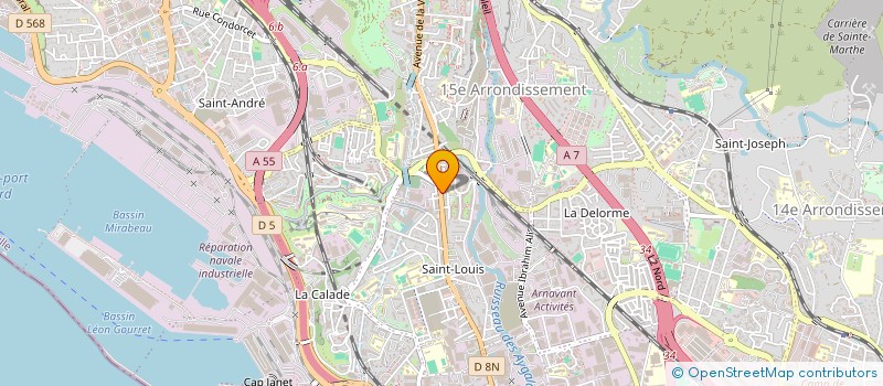 localisation de l'entreprise SARL LIGNES NORD à MARSEILLE