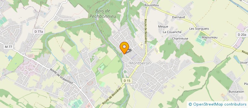 localisation de l'entreprise SARL LIJEN  MONTBERON