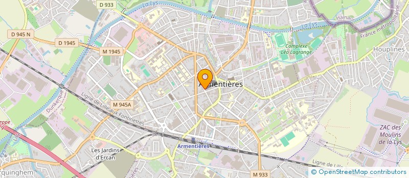 localisation de l'entreprise SARL LILAS à ARMENTIERES