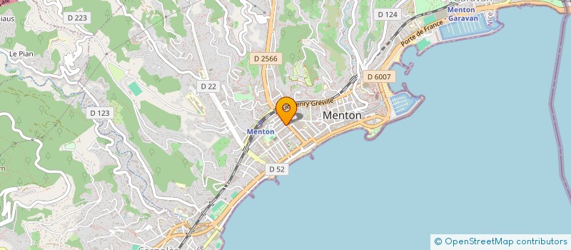 localisation de l'entreprise SARL LILAS à MENTON