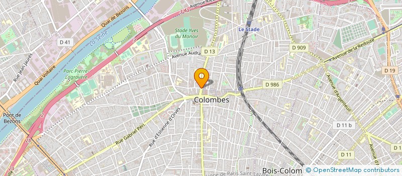 localisation de l'entreprise SARL LILAS à COLOMBES