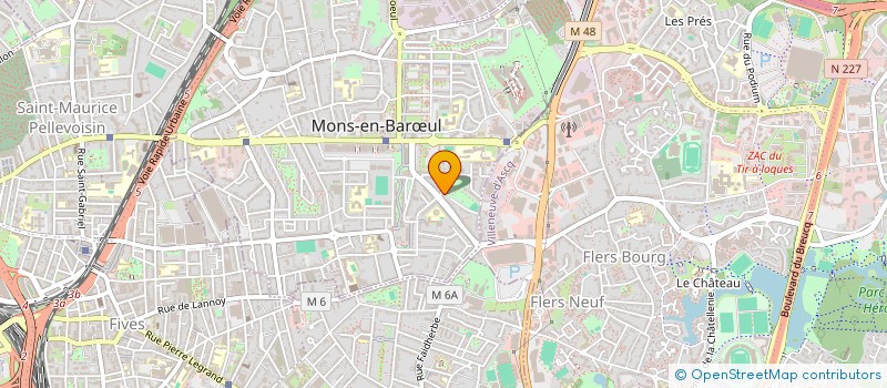 localisation de l'entreprise SARL LILLE AUX ENFANTS à MONS-EN-BARŒUL