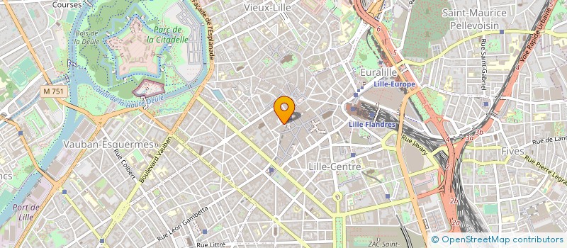 localisation de l'entreprise SARL LILLE FORMES à LILLE