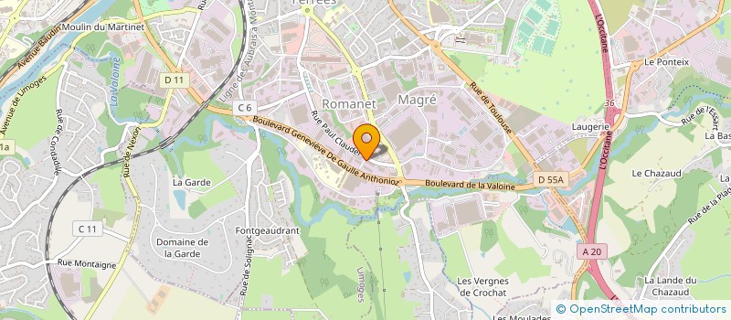 localisation de l'entreprise SARL LIM-ISOL à LIMOGES