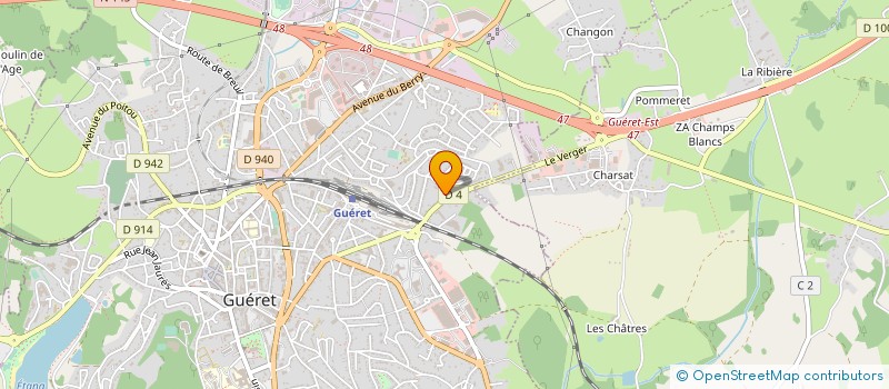localisation de l'entreprise SARL LIMOUSINE D'AMEUBLEMENT à GUERET