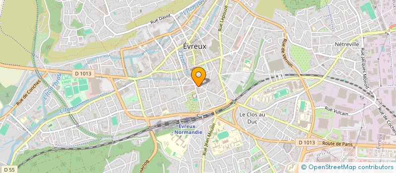 localisation de l'entreprise SARL LINA  EVREUX