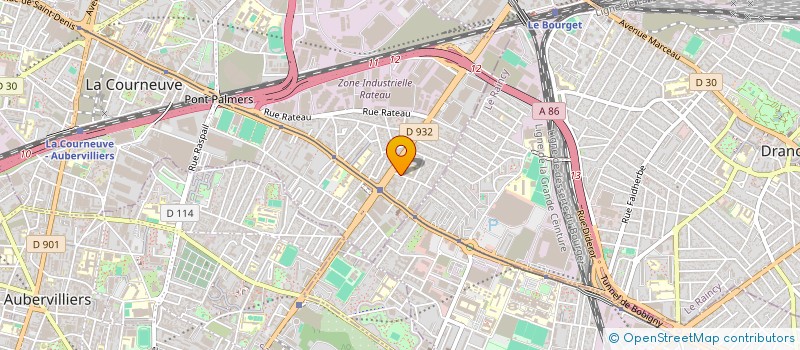 localisation de l'entreprise SARL LINA à LA COURNEUVE