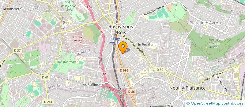 localisation de l'entreprise SARL LINE à ROSNY-SOUS-BOIS