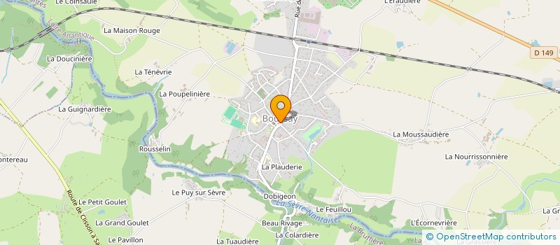 localisation de l'entreprise SARL LINEA  BOUSSAY