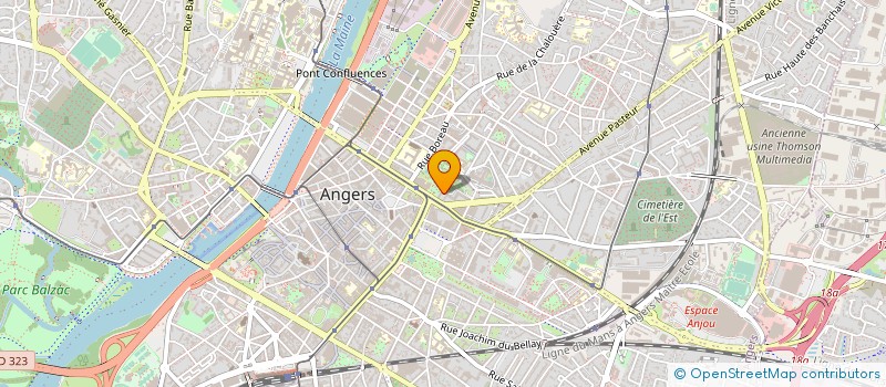 localisation de l'entreprise SARL LINELLI à ANGERS