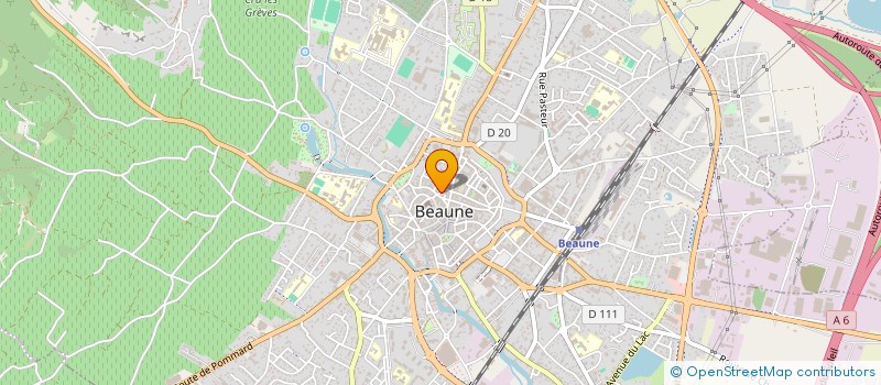 localisation de l'entreprise SARL LINGERIE BALL à BEAUNE