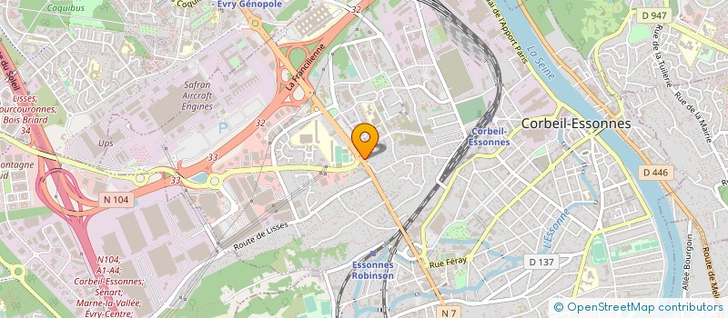 localisation de l'entreprise SARL LINISA CONCEPT à CORBEIL-ESSONNES