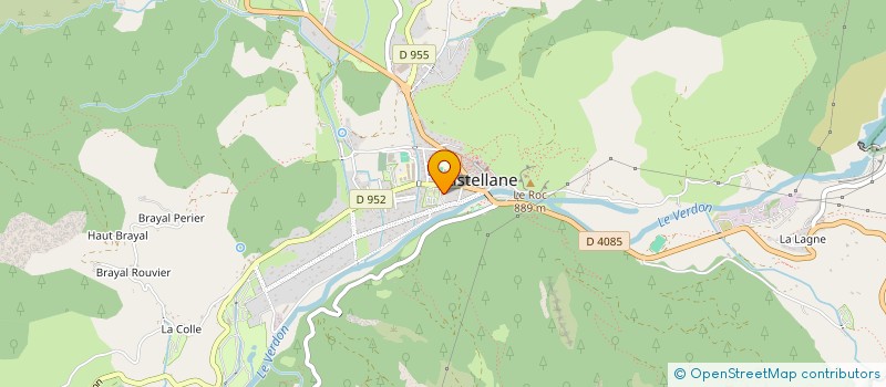 localisation de l'entreprise SARL LIONS  CASTELLANE