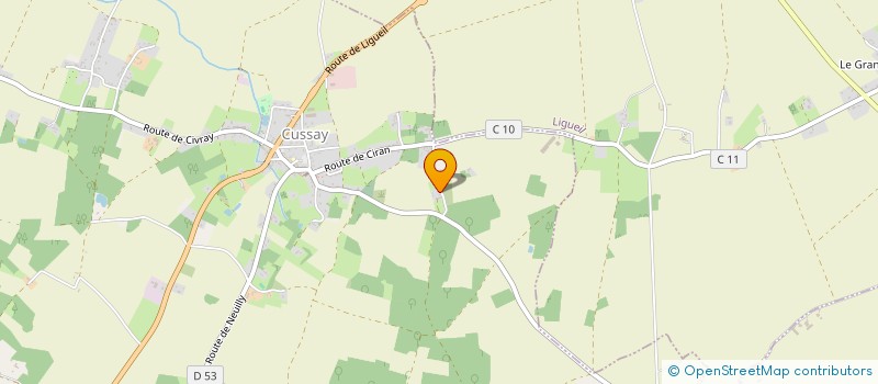 localisation de l'entreprise SARL LIOTTA  CUSSAY