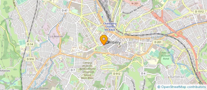 localisation de l'entreprise SARL LIRE à CHAMBERY