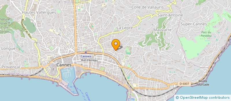 localisation de l'entreprise SARL LISA 2014 à CANNES