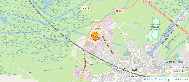 localisation de l'entreprise SARL LISE  CARENTAN-LES-MARAIS