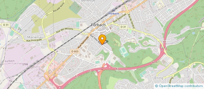 localisation de l'entreprise SARL LISSE ECLAIR à FORBACH