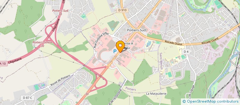 localisation de l'entreprise SARL LISSEB à POITIERS