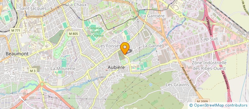 localisation de l'entreprise SARL LISTEL à AUBIERE