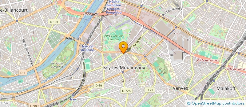 localisation de l'entreprise SARL LITERIES D'ISSY à ISSY-LES-MOULINEAUX