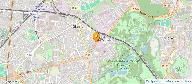 localisation de l'entreprise SARL LITORAL - SERVICES à STAINS