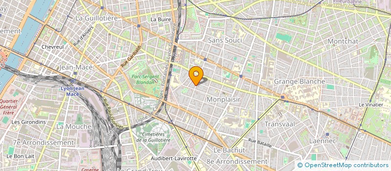 localisation de l'entreprise SARL LIU ET ASSOCIES  LYON